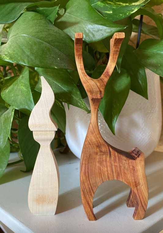 Houten rendier