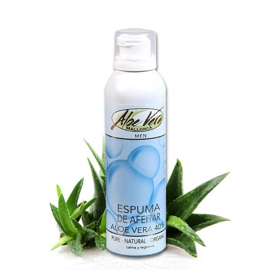Aloe vera scheerschuim van het merk Aloe vera de Mallorca
