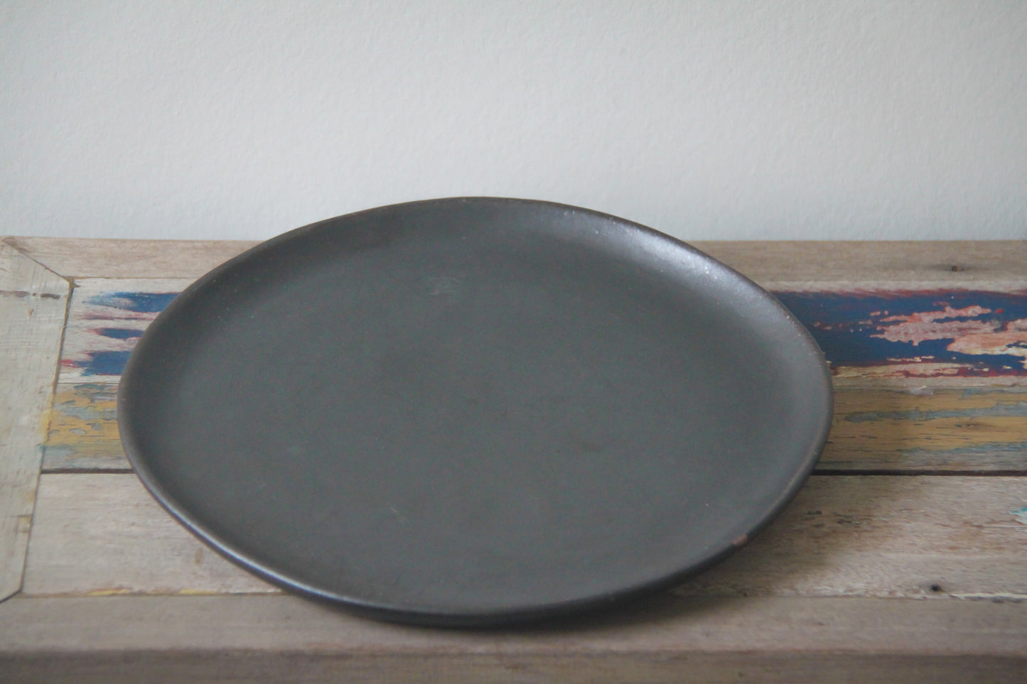 Groot bord 27cm diameter antique black