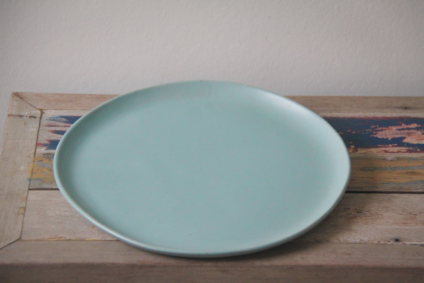 Groot bord 27cm diameter blue stone