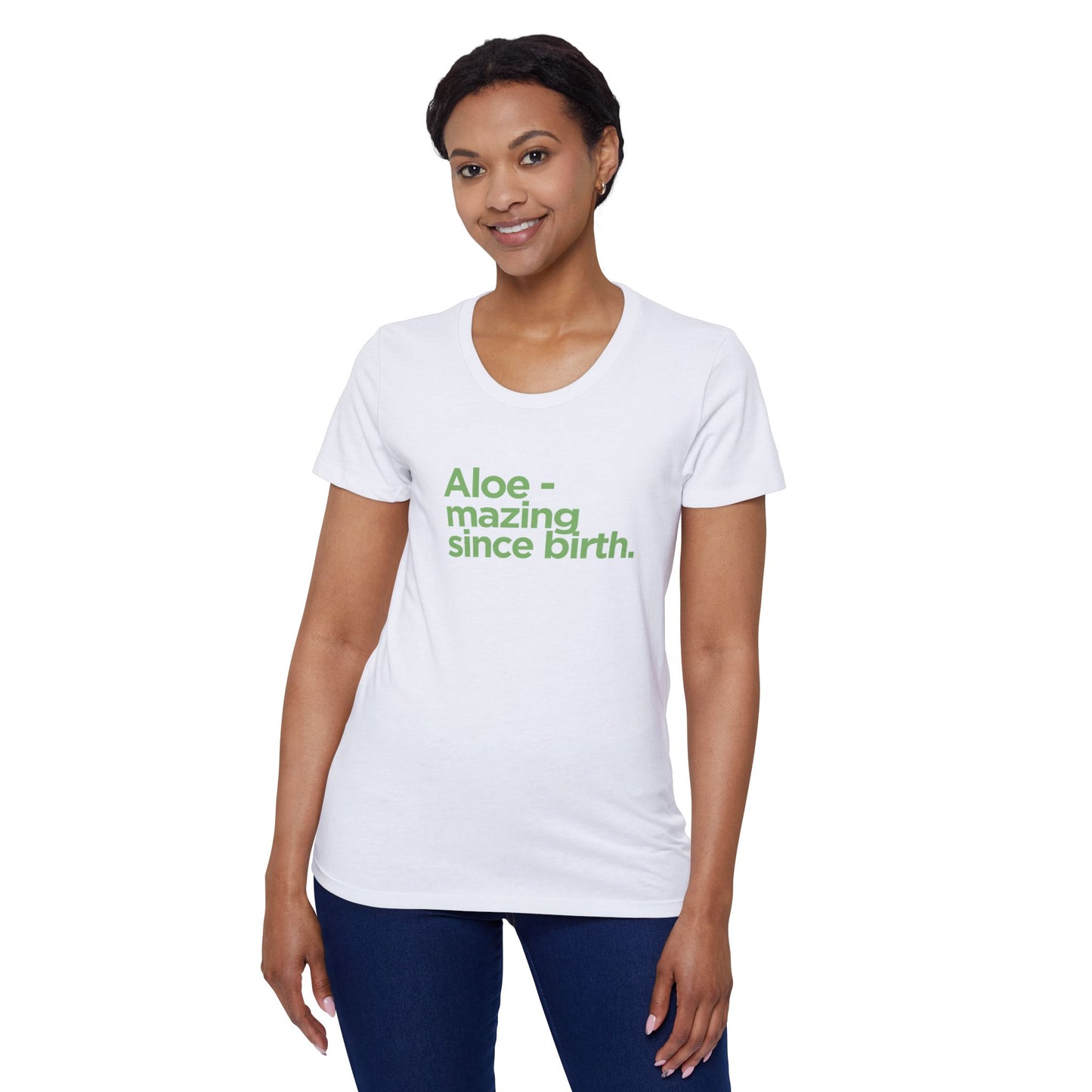 Aloe-mazing Organic T-Shirt for Women - Eco-Friendly Casual Wear