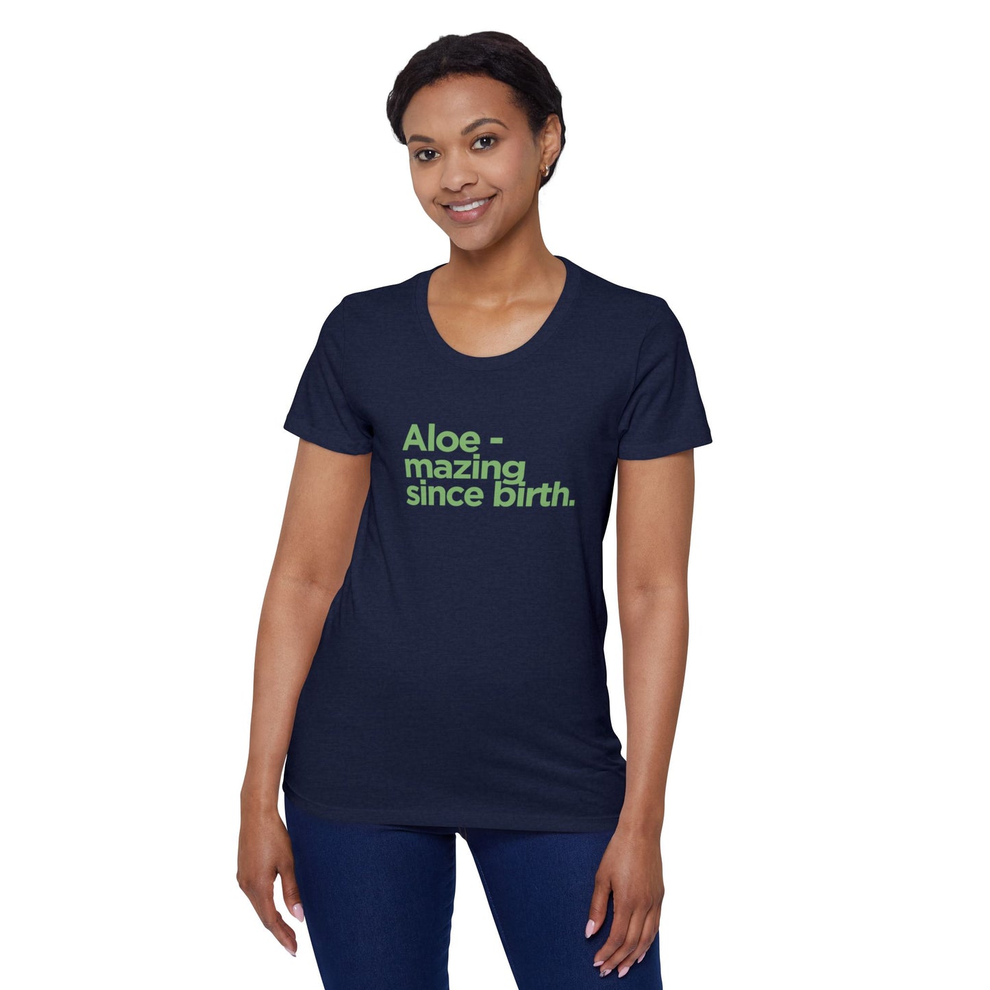 Aloe-mazing Organic T-Shirt for Women - Eco-Friendly Casual Wear