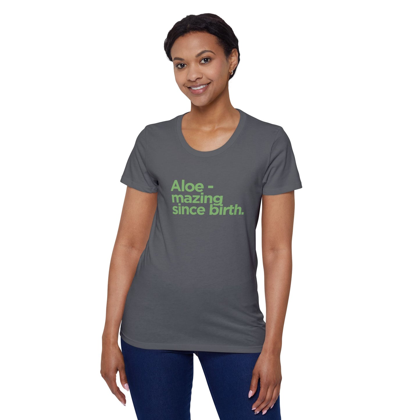 Aloe-mazing Organic T-Shirt for Women - Eco-Friendly Casual Wear