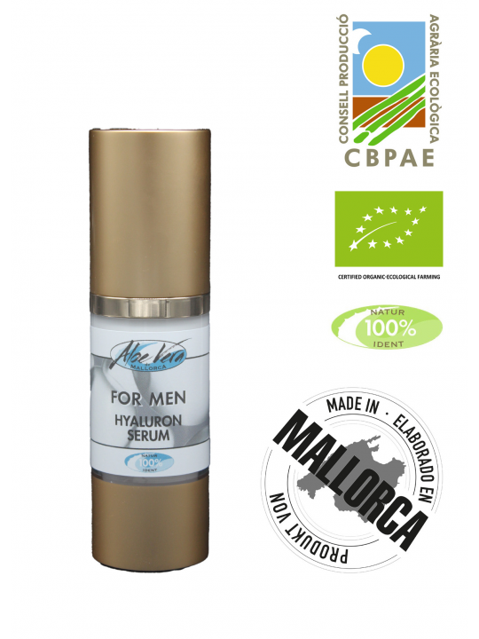 Aloë Vera Hyaluron Serum "VOOR MANNEN